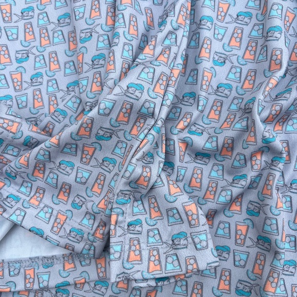 HUK Men’s Polo Shirt Drink Glasses Print Size XL - Picture 3 of 6